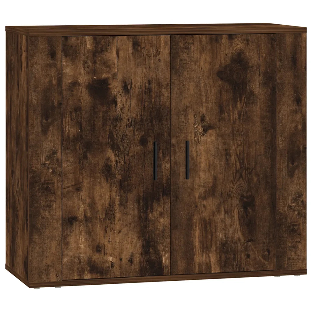 Credenze 3 pz Rovere Fumo in Legno Multistrato 3185420