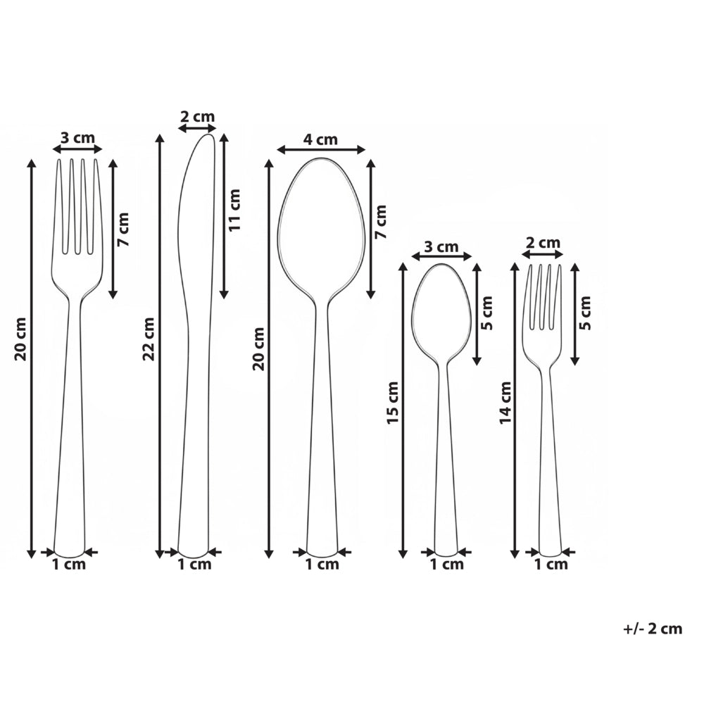 Set di posate da 60 pezzi Coltello Forchetta Cucchiaio Cucchiaino Forchetta da dolce Acciaio inossidabile Argento