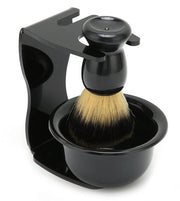Kit di cura della barba 3-in-1 - Asciugamano da barba - Spazzola da barba - Supporto per rasoio da barba - Kit di cura della barba - Peso leggero e portatile - Kit di cura della barba portatile