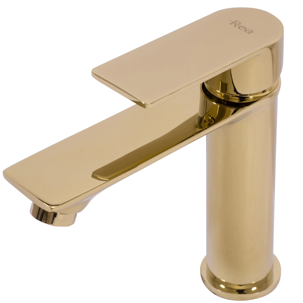 Rubinetto Da Lavabo Rea Mayson Gold Low