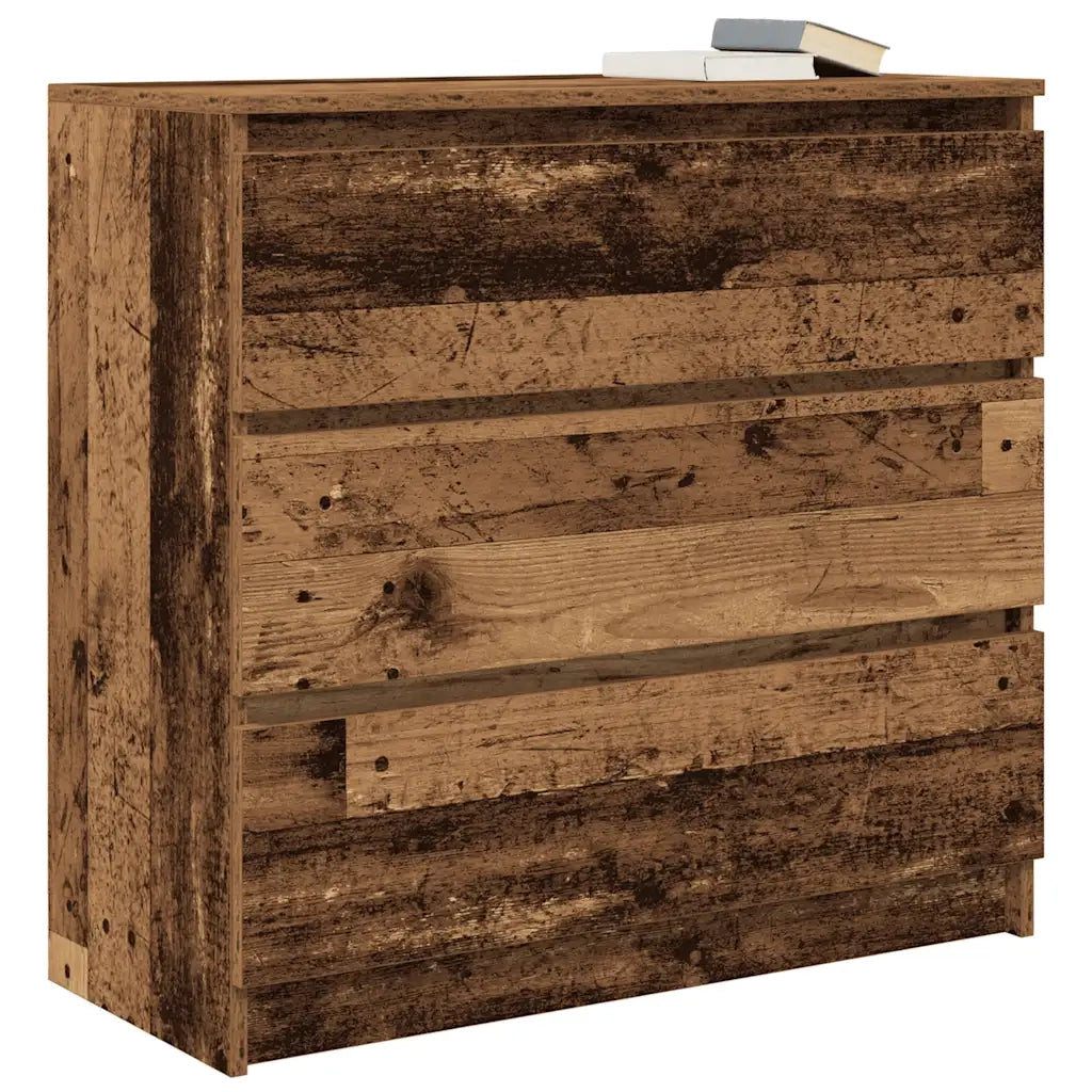 Credenza Legno Antico 80x35x76 cm in Legno Multistrato 861740