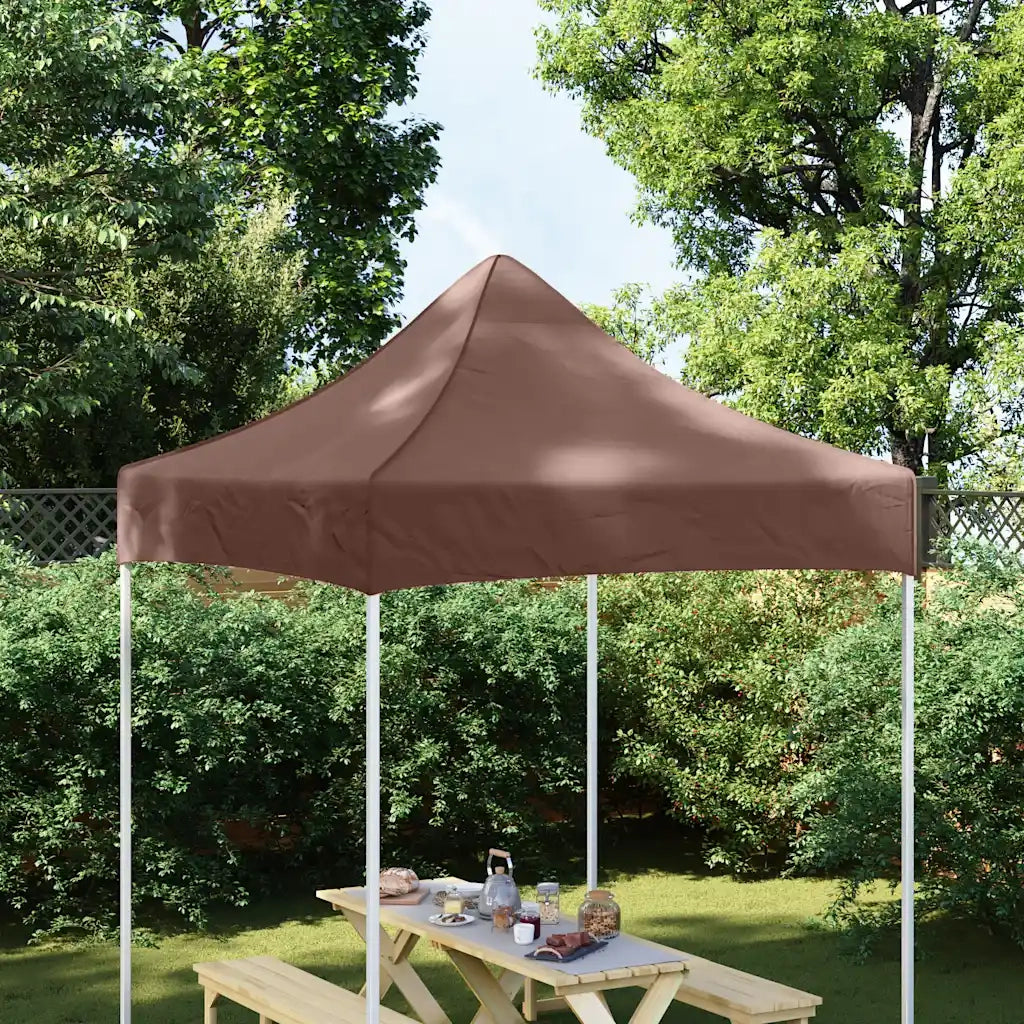 Tetto per Tendone per Feste 2x2 m Marrone 270 g/m² 315345