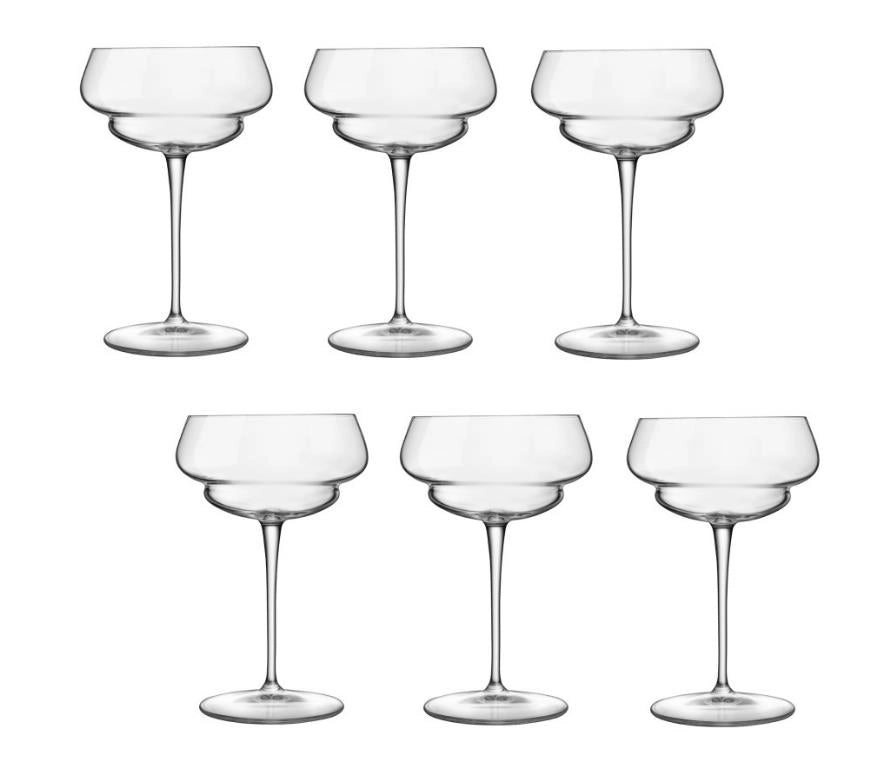 Set 6 Calici Bicchiere Backdoor'20s Great Gatsby 30 cl Luigi Bormioli