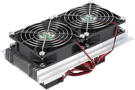 Sistema di raffreddamento Peltier 12V - Raffreddatore termoelettrico - Bassa rumorosità - Mini condizionatore d'aria - Raffreddamento rapido - Adatto per progetti DIY..
