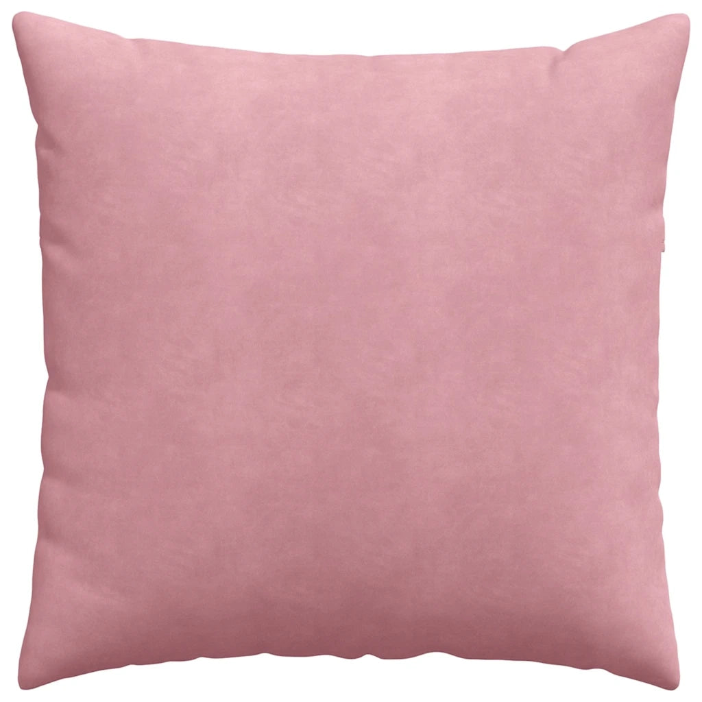 Cuscini da Divano 2 pcs Rosa 80 x 80 cm Tessuto in Cords 42014061