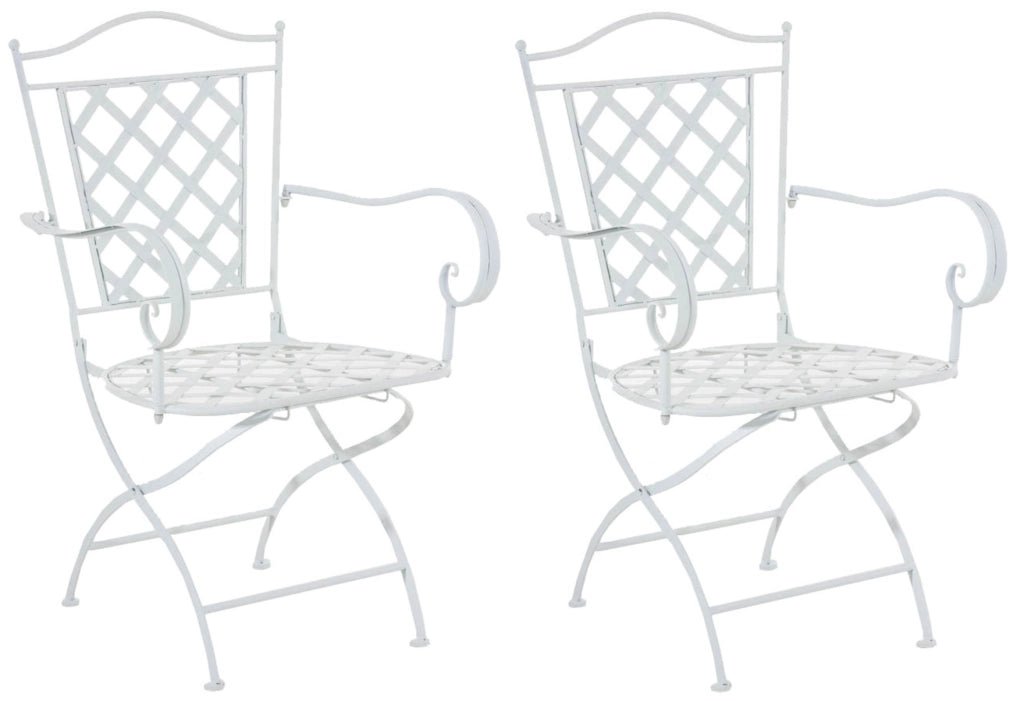 Set di 2 sedie Adara bianco