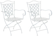 Set di 2 sedie Adara bianco