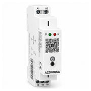 Relè Temporizzato WIFI Modulare, 220V 16A, Timer Temporizzatore Smart Tuya, 1 Modulo Barra DIN, 1 contatto SPDT, Comando App e Manuale