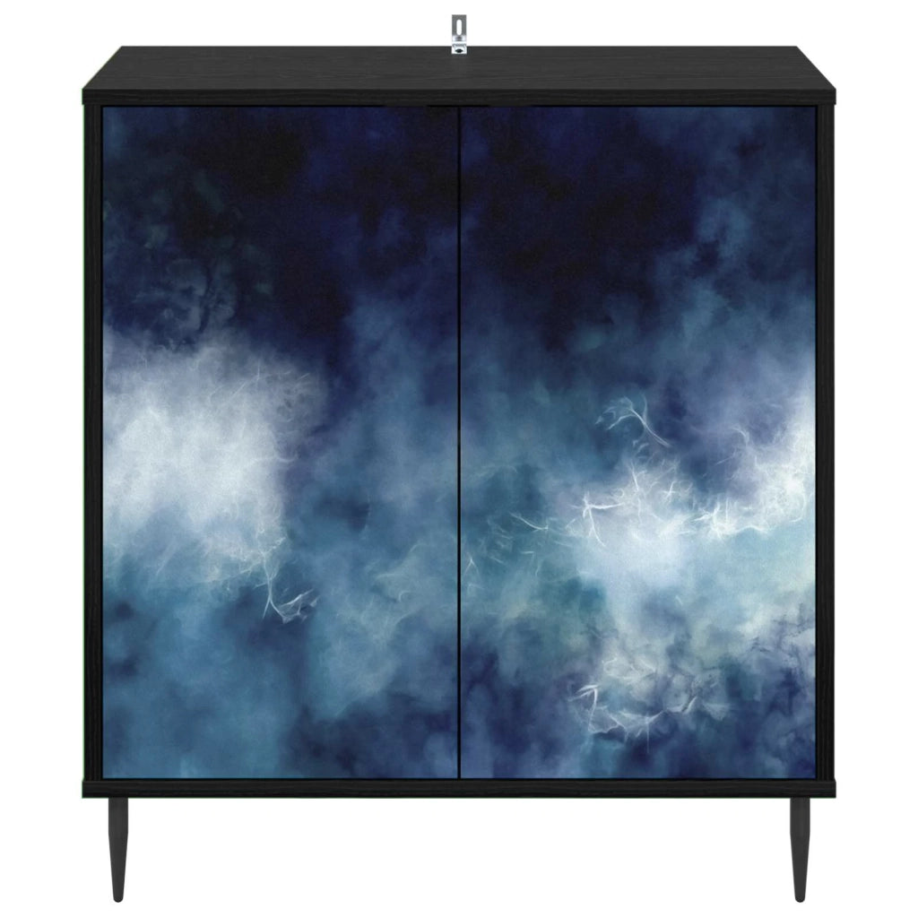 Credenza RAALTE Rovere Nero 69 x 33 x 76 cm 8006932