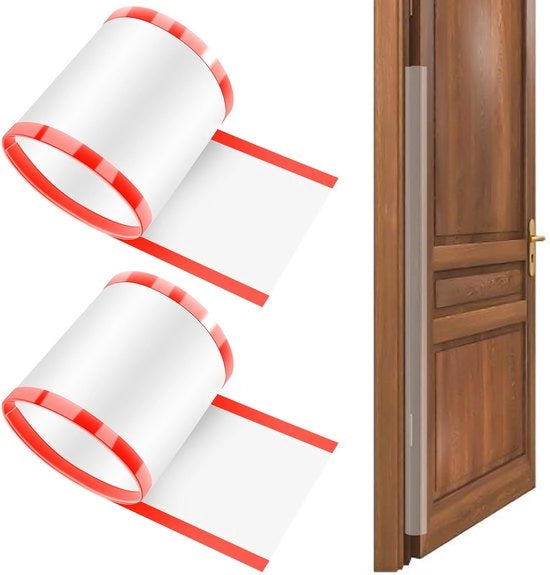 Due pezzi di sicurezza per la maniglia delle porte, 120x23cm sicurezza per la maniglia delle porte per bambini, sicurezza adesiva per la maniglia delle porte, protezione di sicurezza per la maniglia delle porte, per asilo nido, classe, camera da letto