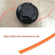 Cavo Trimmer in Nylon - Durevole e Resistente - 50 m - Arancione - Adatto per Motoseggio e Motocarrozzetto - Facile da Installare