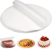 Papel da Cucina Cerchio 26 cm 150 pezzi con Rivestimento Antifriabilità per Fritto ad Aria, Hamburger, Griglia, BBQ, Pizza, Torta