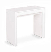 Consolle Allungabile 90x42,5/302,5xH76 cm in Mdf laccato Pinocchio Bianco