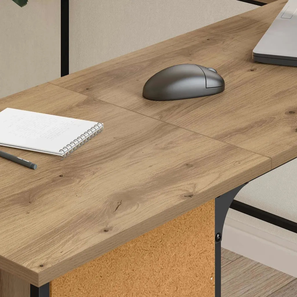 Scrivania Rovere artigianale 141 x 141 x 75 cm