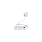 REV 0012392114 Powersplit Prolunga Multipla 4 prese 2 m 3500 W protezione sovraccarico interruttore colore Bianco