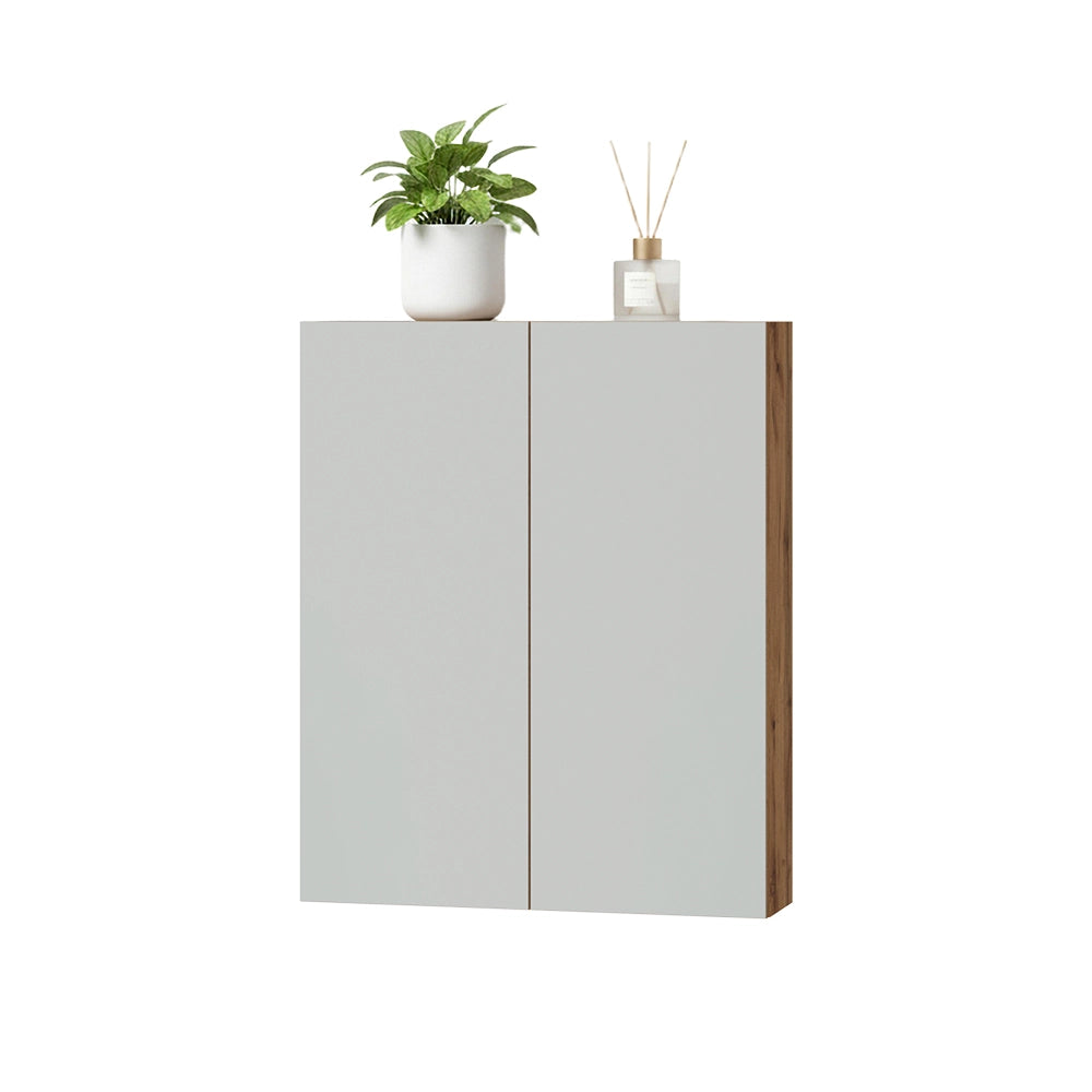 Vicco Specchio contenitore bagno Rovere 59.7 x 73.2 cm con 2 porte