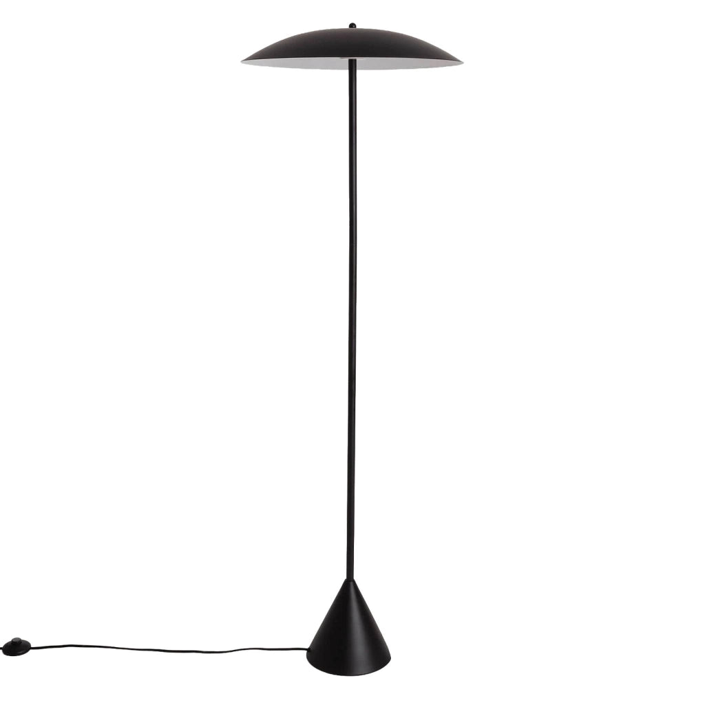 Lampada da terra per interni in metallo, ø50cm, nero