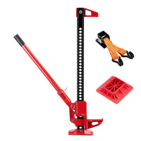 Farm Jack – Compact Off-Road Set for ATVs/Trailers, High Lift Jack for up to 3000 kg with Base Plate and Wheel Lifting Attachment