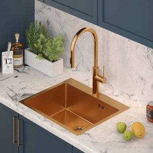 Lavello In Acciaio Russel 110 Copper