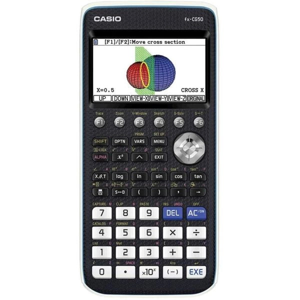 Calcolatrice scientifica fx series natural v.p.a.m. certificata black e white fx cg50 w eh - FX-CG50-W-EH