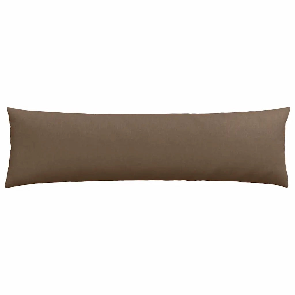 Cuscini da Divano 2 pz | Cuscini per sedie Marrone 145 x 40 cm Tessuto