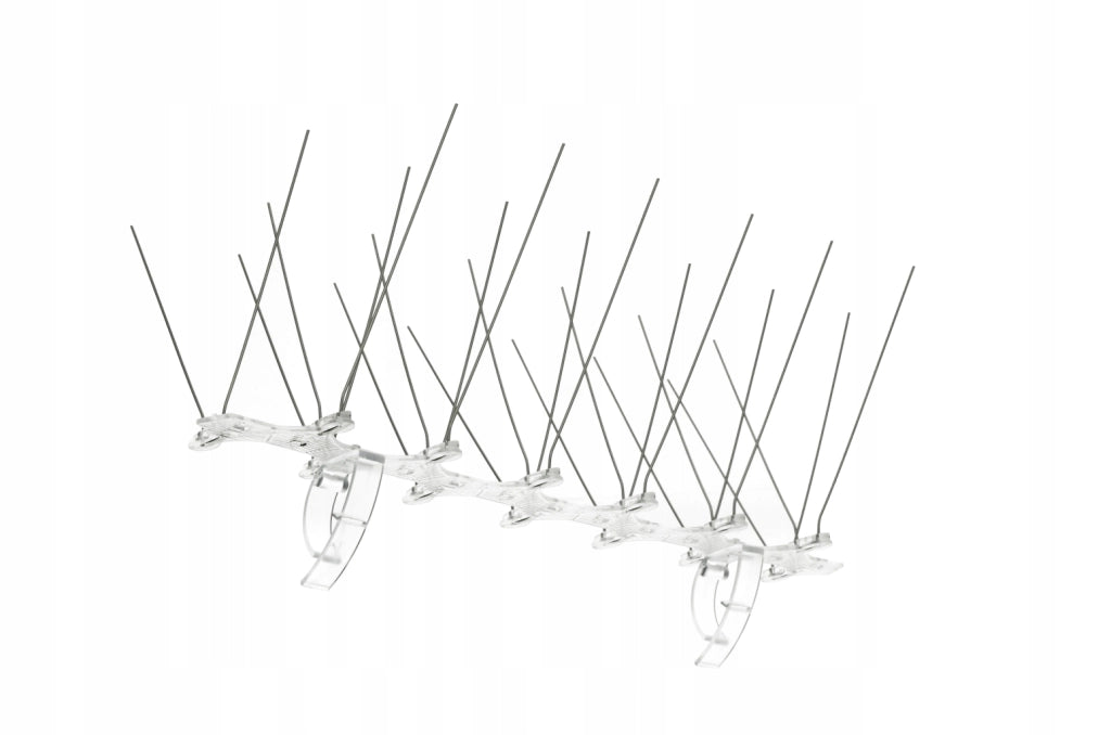 KADAX Punte anti-piccioni in acciaio inox, 25 cm, dense e resistenti, 9 pezzi, 3M