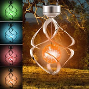 Illuminazione a LED Solare - Lampada da Esterno a Luce Cambiante con Funzione di Rotazione per Giardino e Balcone.