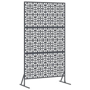 Schermo per Privacy Antracite 100 x 50 x 180 cm Acciaio CFW9074656