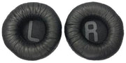 Orecchini di riserva per cuffie wireless, cuffie di riserva per cuffie over-ear, pelle morbida, nera.
