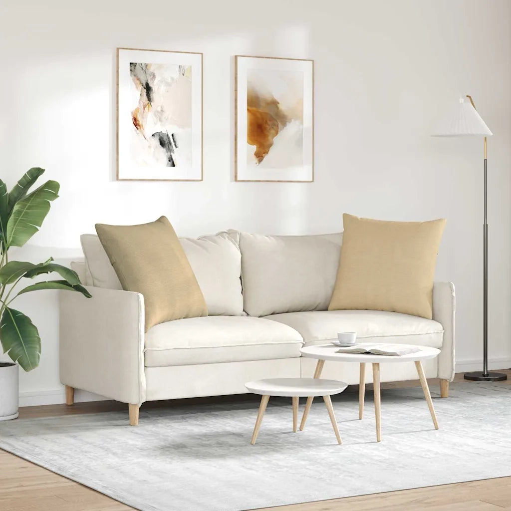 Cuscini da Divano 2 pcs Grigio Verde 80 x 80 cm