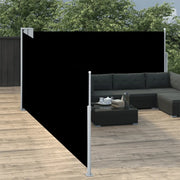 Tenda da Sole Laterale Retrattile Nera 100x1000 cm cod mxl 25107