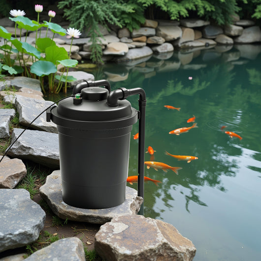 CPF-380 Filtro a pressione con UVC 11 W e chiarificatore per laghetti fino a 12.000l d’acqua