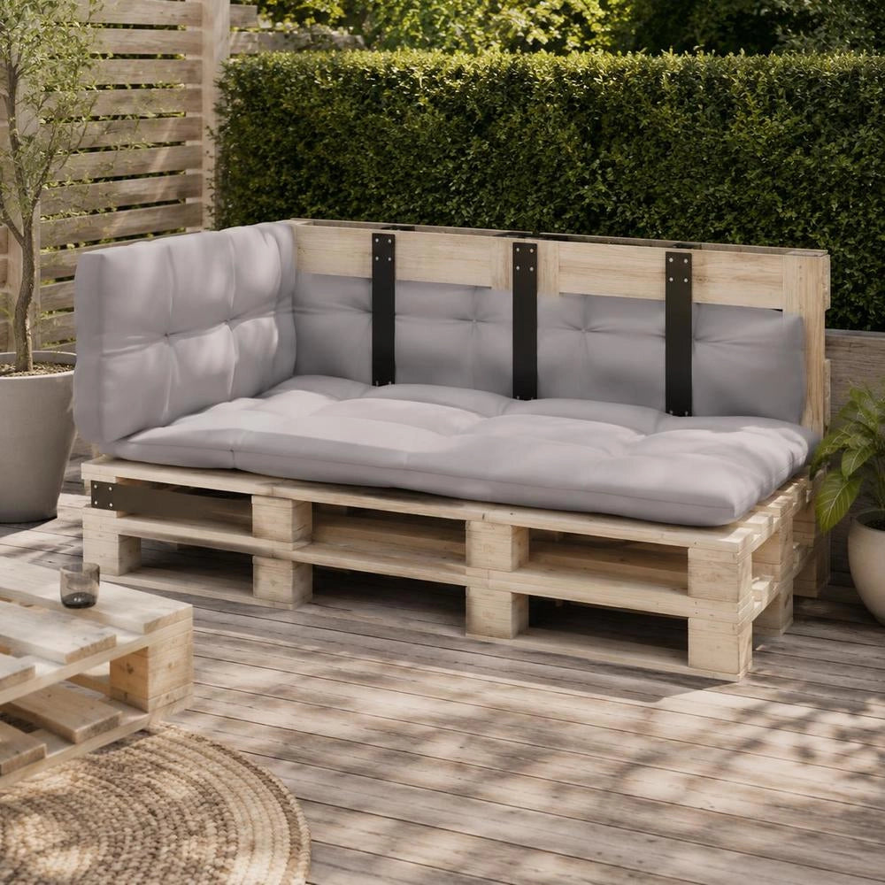 Backrest For Pallet Sofa, Black, 110 Cm, Iron