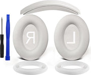 Set di protezione per cuffie da ascolto wireless over-ear QC45/QC SE/New Quiet Comfort con orecchini in silicone, copricuffia e fascia di protezione.