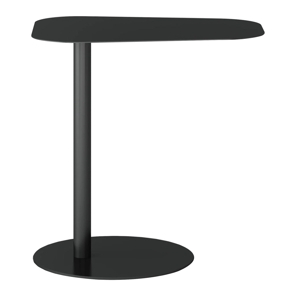 Tavolino laterale in metallo 50 x 50 x 38 cm nero opaco 03_0008624