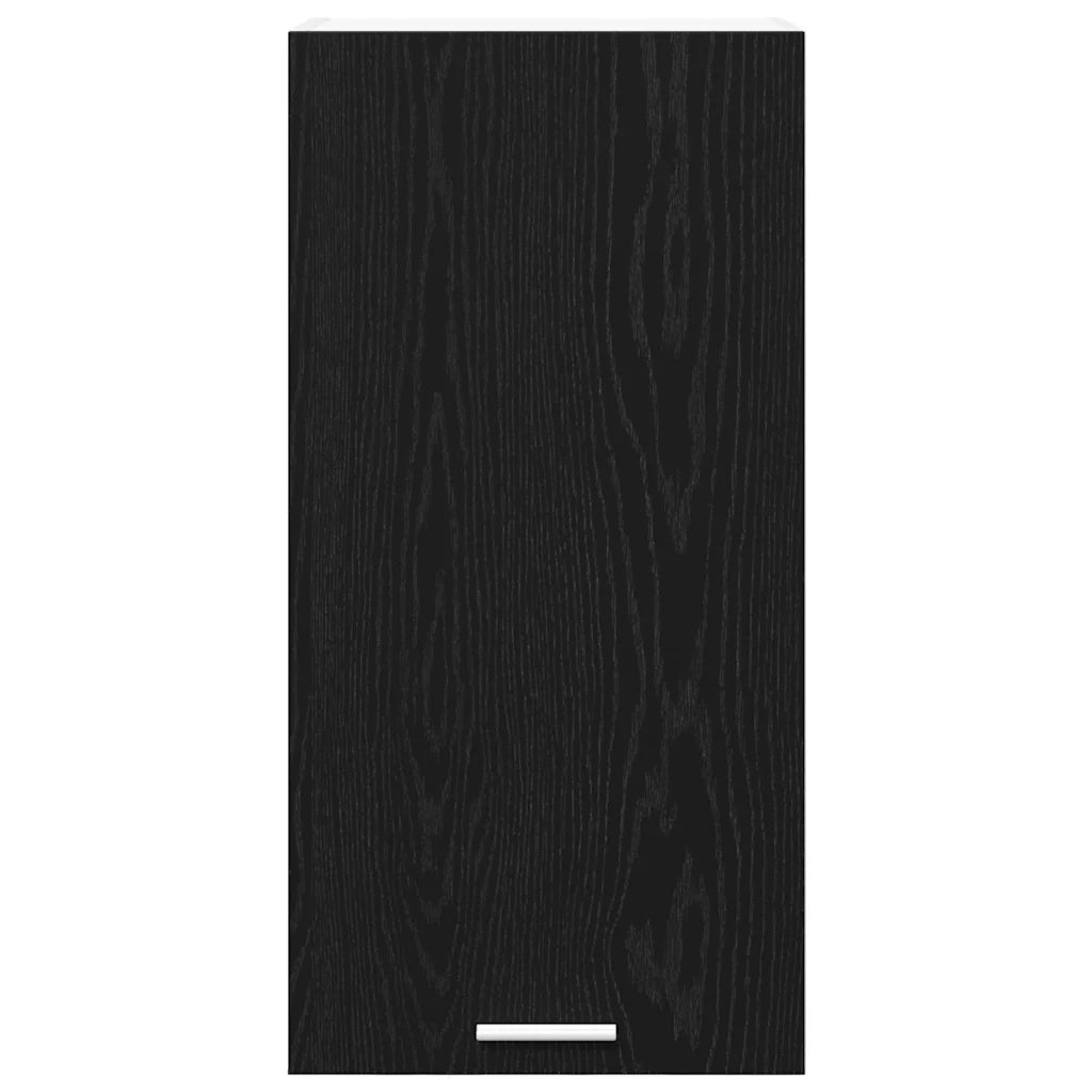 Armadio pensile Riga Rovere Nero e Bianco 40 x 31 x 80 cm