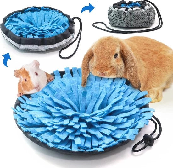 Mat di Sniffing per Conigli - 9.45" x 9.45" - Adatto per Coniglio, Hamster, Cavia, Fretto, Chinčila