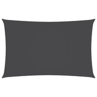 Parasole a Vela Oxford Rettangolare 4x7 m Antracite 135108