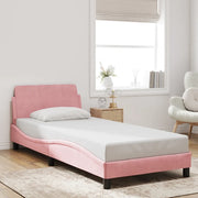 Giroletto con Testiera Rosa 80x200 cm in Vellutocod mxl 112595