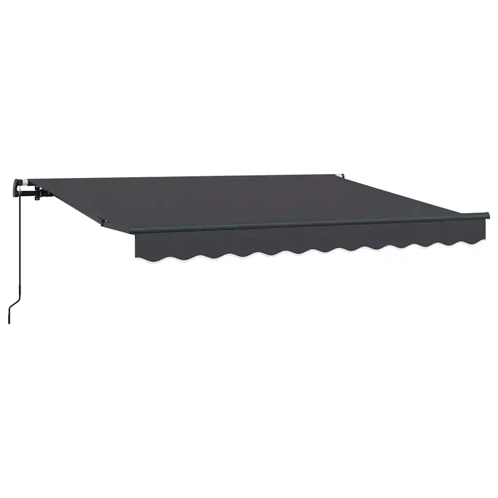 vidaXL Tenda Retrattile Antracite 250 x 200 cm Poliestere e Alluminio