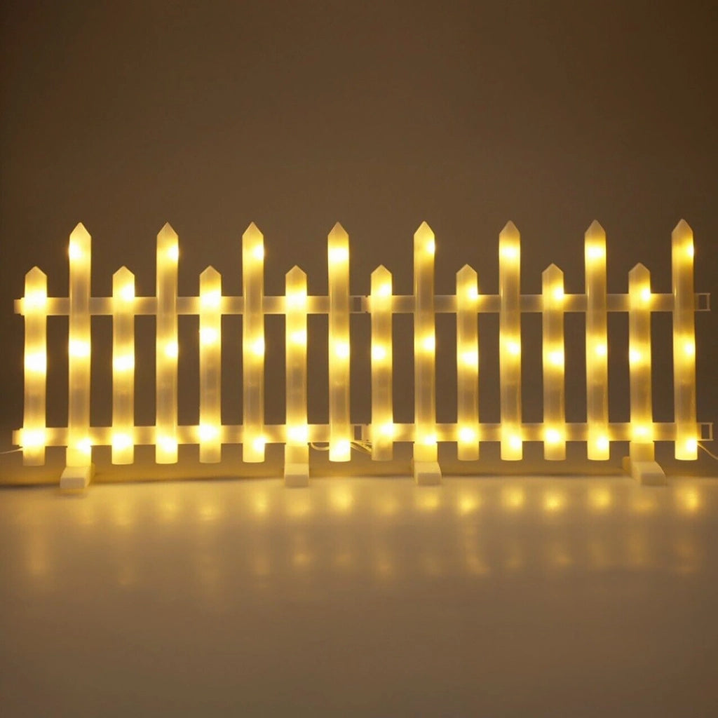 Recinzione luminosa a LED per albero di Natale decorazione natalizia luce calda