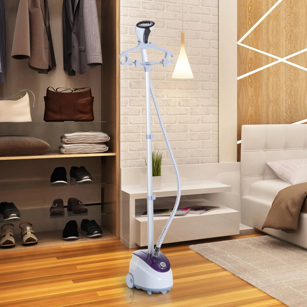 Stendibiancheria a Vapore Verticale ¨C zephmum ¨C Bianco Viola 1.8L 1800W