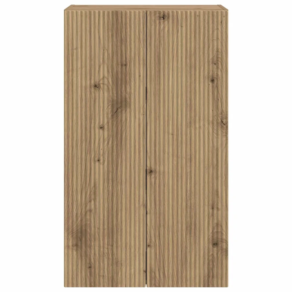 Mobile TV da parete-Mobile TV a Muro-Credenza TV Rovere artigianale 59,5 x 31 x 100 cm