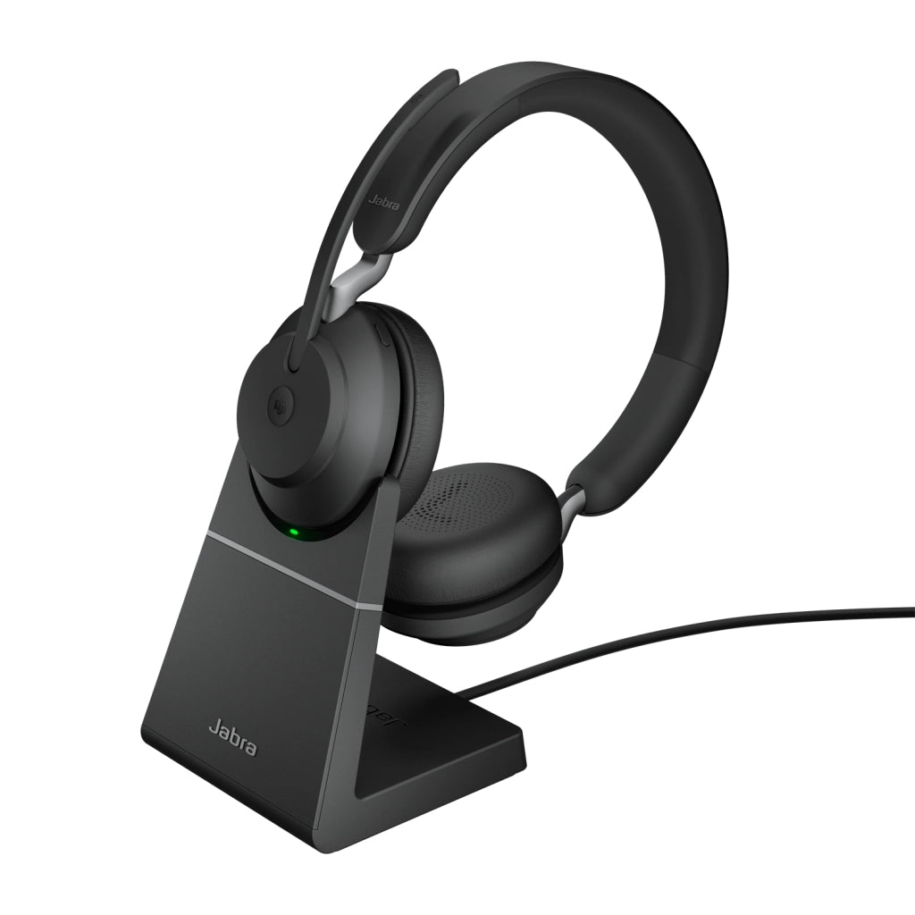 Jabra evolve2 65 auricolare wireless a padiglione ufficio usb tipo a bluetooth base di ricarica - 26599-999-989