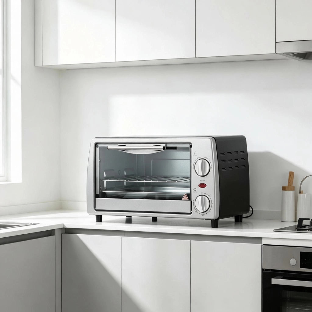 Mini Forno Elettrico 10 L con Temperatura 100-230°C; Timer 60 Min; Teglia e Griglia Regolabile