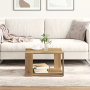 Tavolino da caffÃ¨ Rovere artigianale 51,5x51,5x30 cm Legno massello