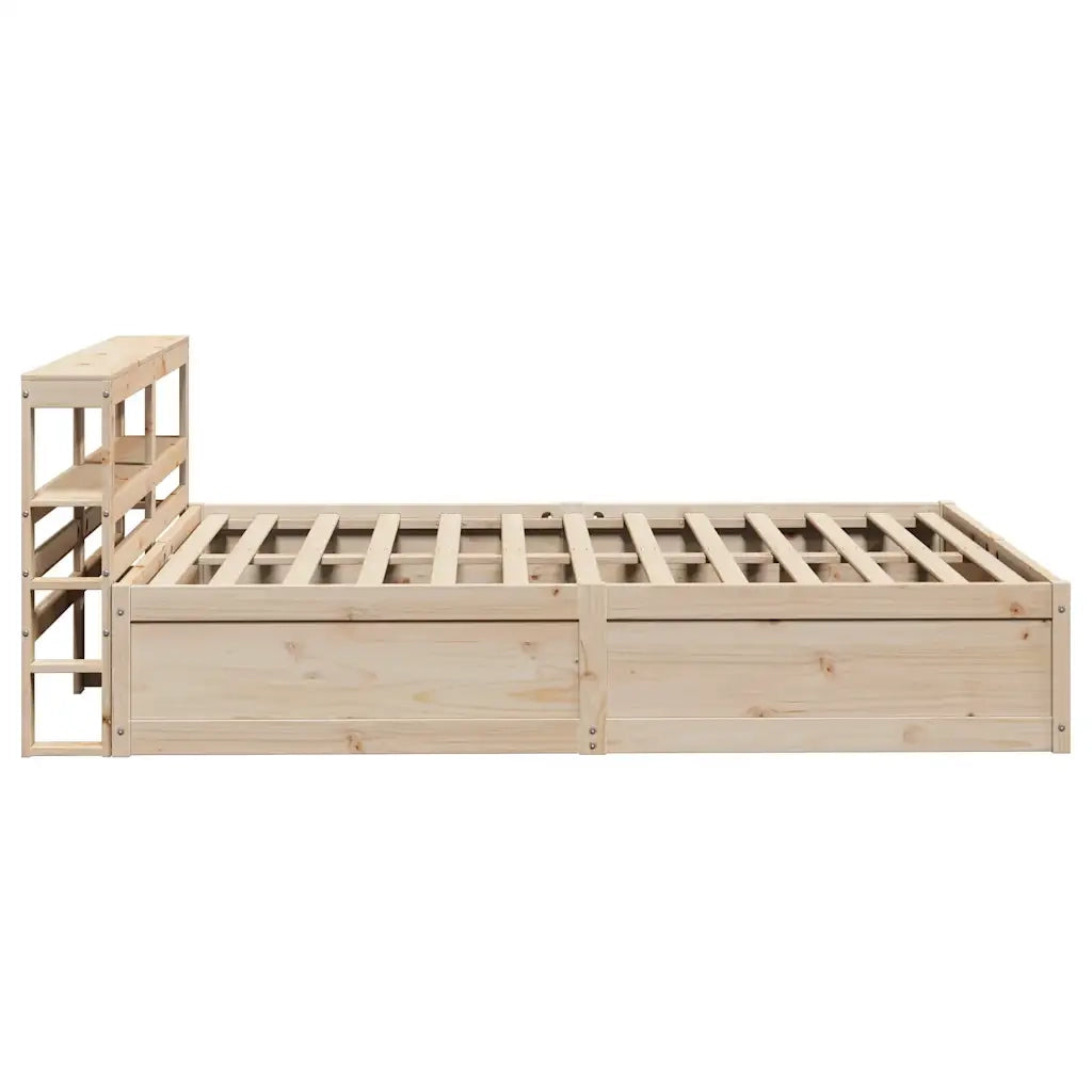 Giroletto con Testiera 140x190 cm in Legno Massello di Pino