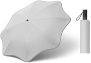 Parasole leggero - Anti-puntura - Resistente al vento - Banda in fibra di vetro - 107cm di diametro - 210T stoffa pongee - Parasole per la pioggia
