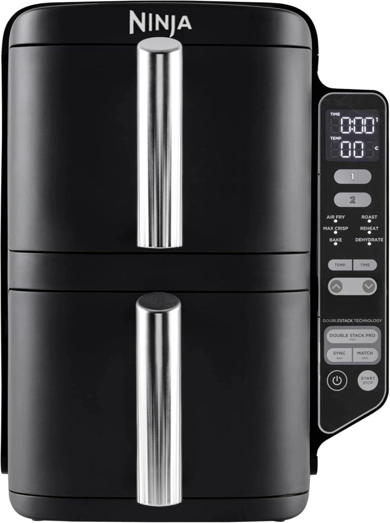 Ninja SL300EU friggitrice Doppia 7,6 L Indipendente 2470 W Friggitrice a basso contenuto di grassi Nero