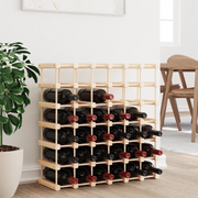 Portabottiglie Vino 42 Bottiglie 68,5x23x68,5 cm Massello Pinocod mxl 107022